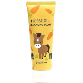 Пенка SEANTREE c лошадинным жиром Horse Oil Cleansing Foam 120мл