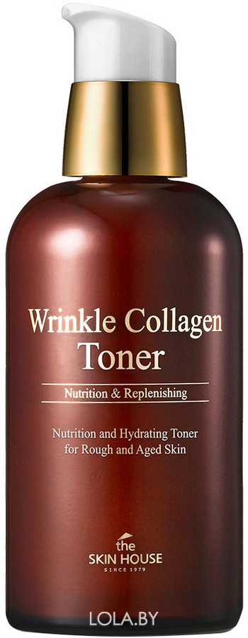 Антивозрастной тонер The Skin House с коллагеном Wrinkle Collagen 130мл