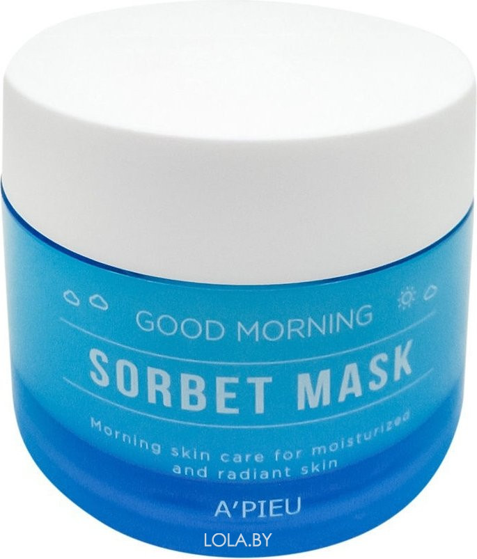 Утренняя увлажняющая маска-сорбет для лица APIEU Good Morning Sorbet Mask 105 мл