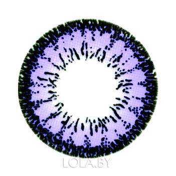 Цветные линзы HERA Dream Violet на 3мес. от 0 до -6дптр (2шт)