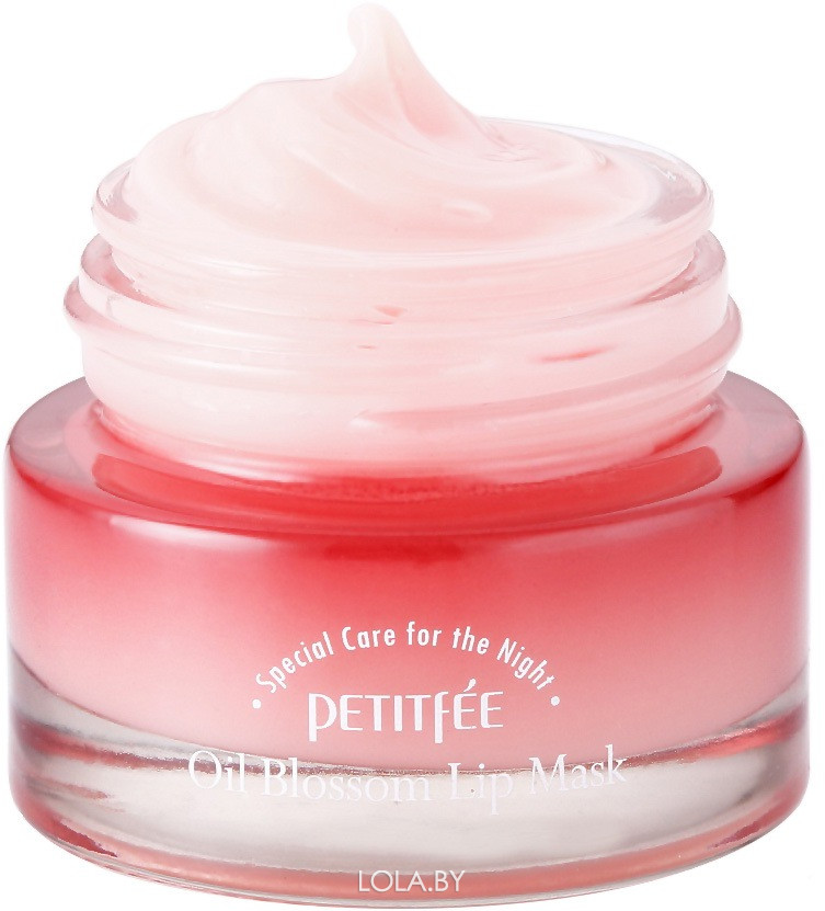Маска для губ Petitfee с маслом камелии Oil Blossom Lip mask (Camellia seed oil), 15 гр