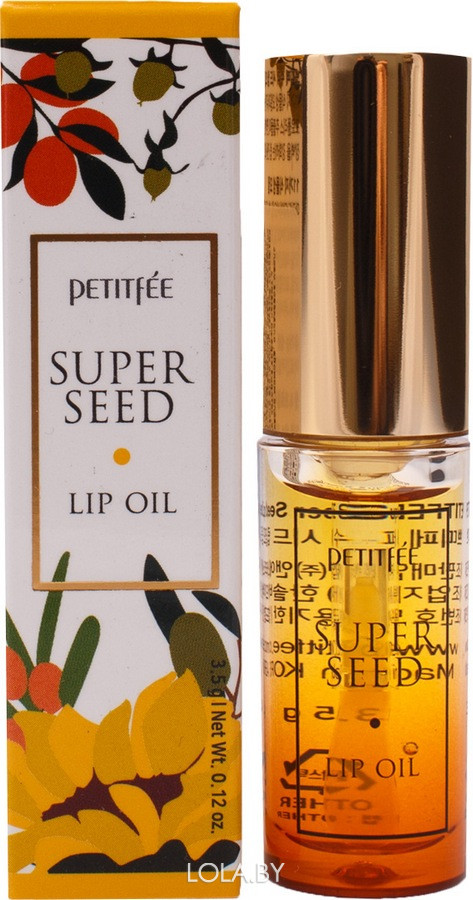 СРОК ГОДНОСТИ 27.08.2023 Питательное масло для губ Petitfee Super Seed Lip Oil 5 гр