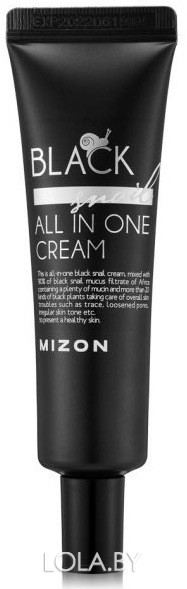 Крем с муцином черной улитки Mizon Black Snail All In One Cream 35 мл