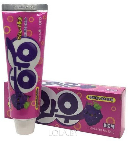 Зубная паста CLIO Wow grape taste toothpaste 100гр
