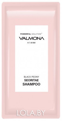 ПРОБНИК Шампунь для волос VALMONA ЧЕРНЫЙ ПИОН Powerful Solution Black Peony Shampoo 10мл