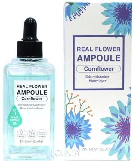 Сыворотка для лица MAYISLAND Real Flower Ampoule Cornflower 100 мл