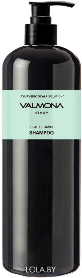 Шампунь для волос VALMONA АЮРВЕДА Ayurvedic Scalp Solution Black Cumin Shampoo 480 мл
