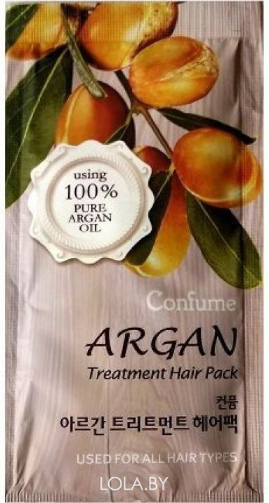 ПРОБНИК Маска для волос WELCOS Confume Argan Gold Treatment