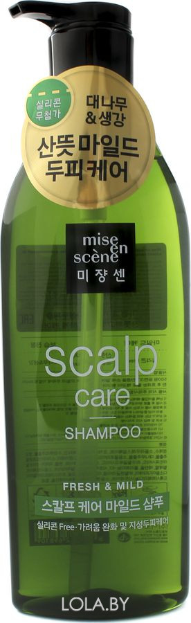 Укрепляющий шампунь MISE EN SCENE для чувствительной кожи головы Care Shampoo 680 мл