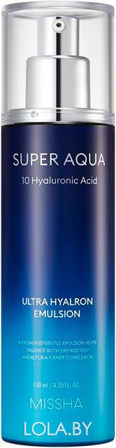 Эмульсия для лица MISSHA Super Aqua Ultra Hyaluron Emulsion 130мл