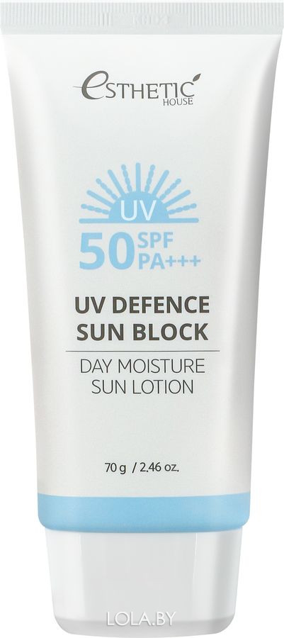 Солнцезащитный лосьон Esthetic House UV DEFENCE SUN BLOCK DAY MOISTURE SUN LOTION SPF 50+ / PA+++