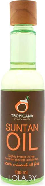 Кокосовое масло для загара  TROPICANA  Sun Tan oil 100 мл