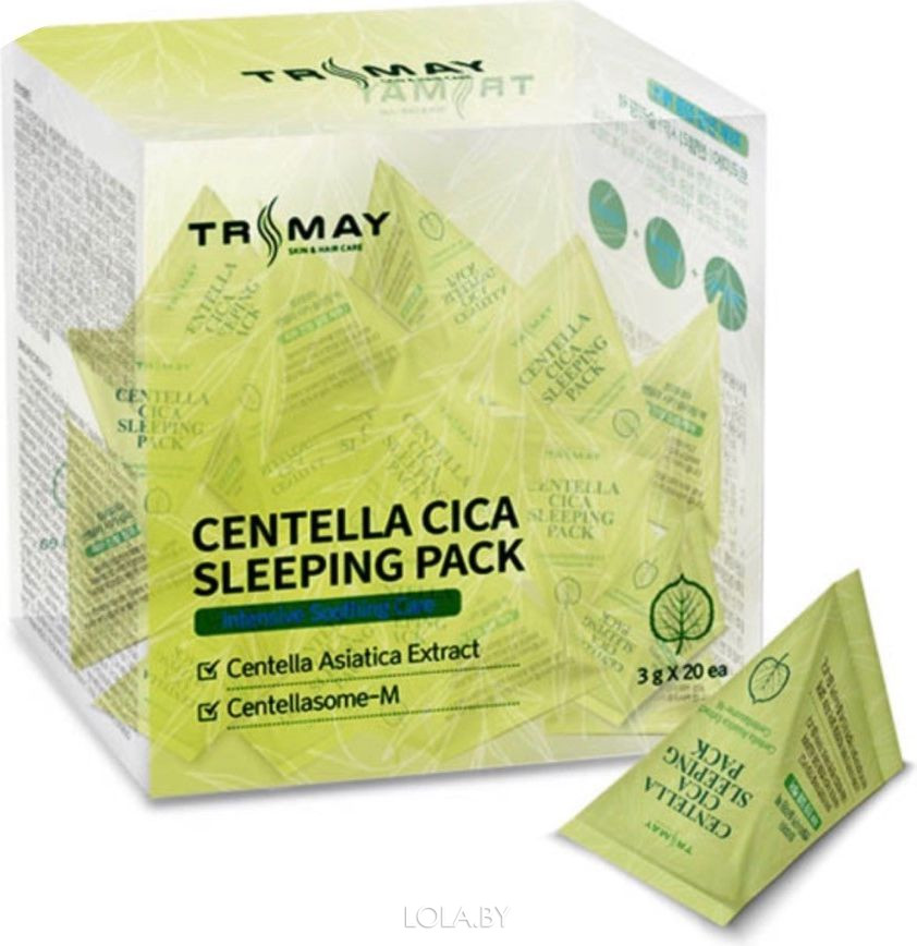 Ночная маска Trimay для лица с центеллой Centella Cica Sleeping Pack 3 гр