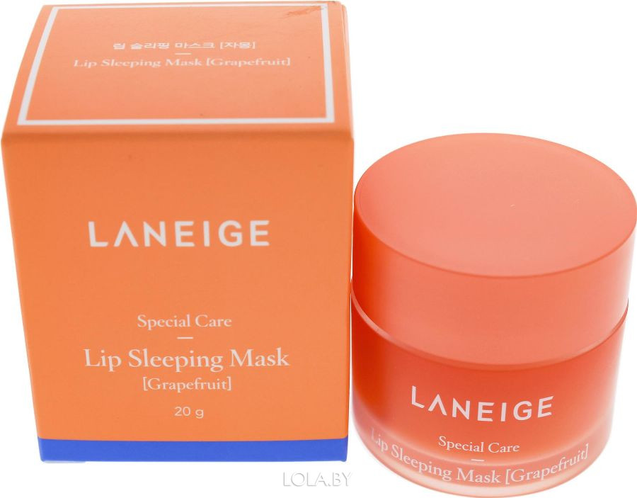 Ночная маска для губ LANEIGE с ароматом грейпфрута Lip Sleeping Mask Grapefruit 20 гр