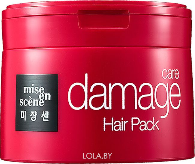 СРОК ГОДНОСТИ 24.03.2024 Восстанавливающая маска MISE EN SCENE для поврежденных волос Damage Care Hair Pack 150 мл