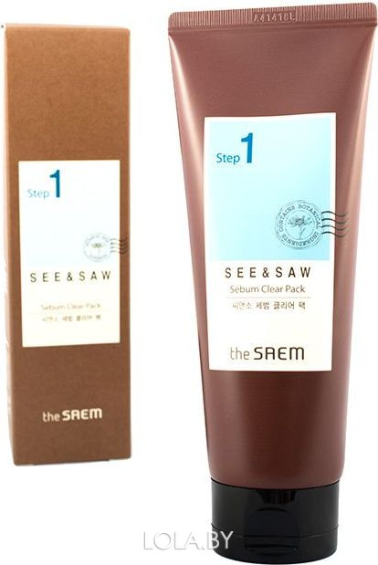 Маска-пленка The SAEM очищающая SEE & SAW Sebum Clear Pack 120 мл