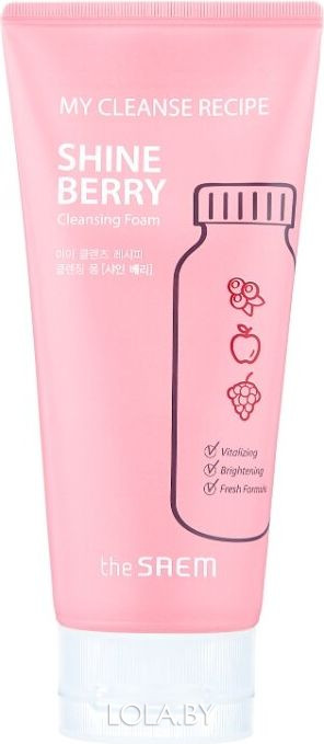 Пенка для лица The SAEM My Cleanse Recipe Cleansing Foam-Shine Berry 150 мл