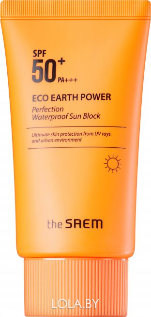 Крем для лица The SAEM солнцезащитный водостойкий Eco Earth Perfection Waterproof Sun Block 50 гр