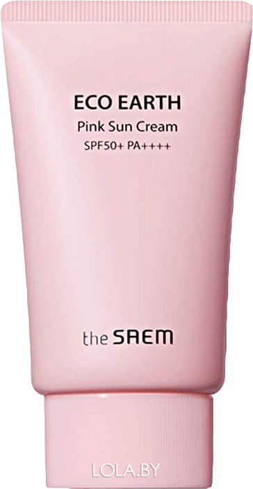 Крем для лица The SAEM солнцезащитный Eco Earth Pink Sun Cream 50 гр
