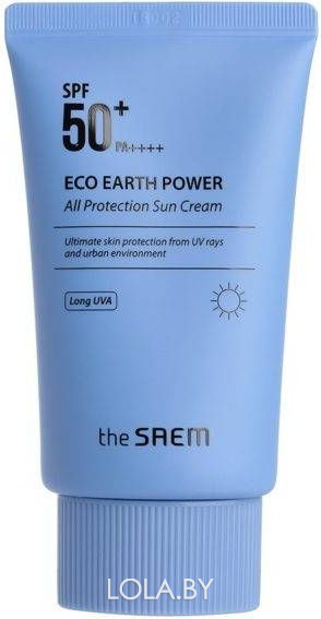 Крем для лица The SAEM солнцезащитный SPF50 Eco Earth All Protection Sun Cream 50 гр
