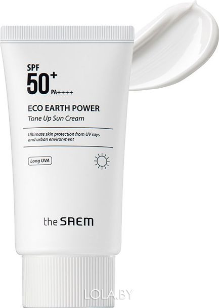Крем для лица The SAEM солнцезащитный SPF50 Eco Earth Power Tone Up Sun Cream 50 гр