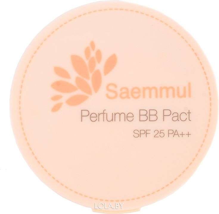 Пудра The SAEM ароматизированная 21 тон Sammul Perfume BB Pact SPF25 PA++ Cover Beige 20 гр