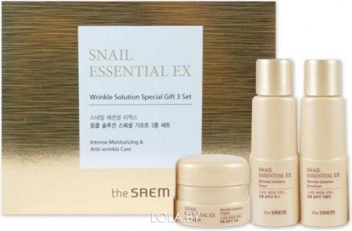 Набор The SAEM уходовый антивозрастной Snail Essential EX Wrinkle Solution