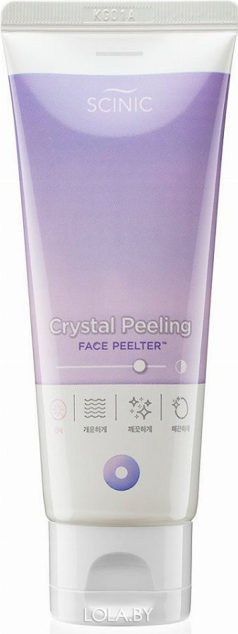 Пилинг-скатка SCINIC для проблемной и жирной кожи Crystal Peeling Face Peelter 80 мл