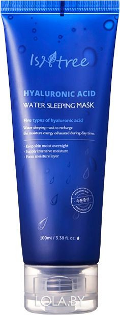 Глубокоувлажняющая ночная маска IsNtree с гиалуроновой кислотой HYALURONIC ACID WATER SLEEPING MASK 100 мл