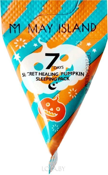 Ночная маска May Island с экстрактом тыквы 7 Days Secret Healing Pumpkin Sleeping Pack 5 гр