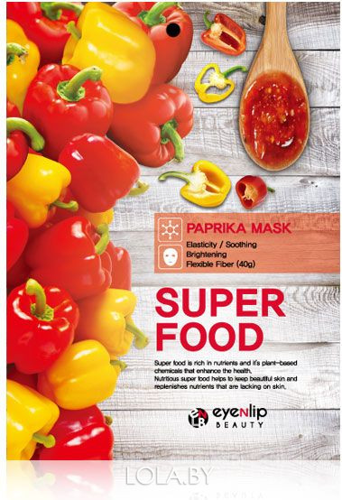 Тканевая маска Eyenlip SUPER FOOD PAPRIKA MASK