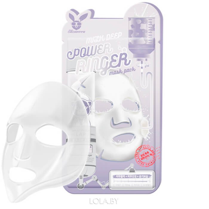 Тканевая маска для лица Elizavecca с Молоком MILK DEEP POWER Ringer mask pack