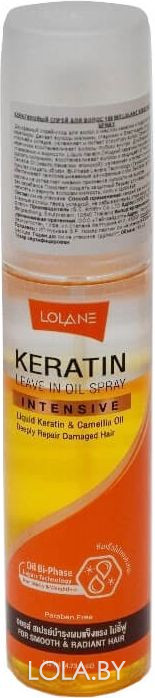 СРОК ГОДНОСТИ 20.08.2023 Кератиновый спрей для волос Lolane Keratin Leave In Oil Spray 140 мл