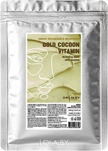 Альгинатная маска Trimay Gold Cocoon & Vitamin Modeling Mask with Jasmine 240 гр