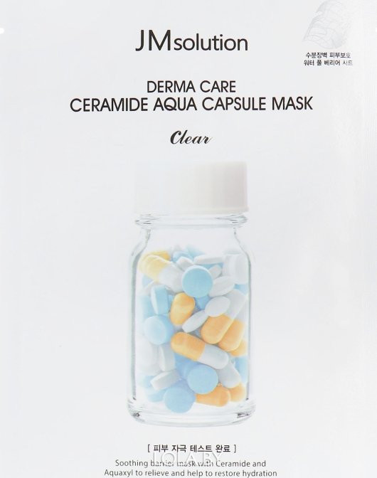 Восстанавливающая маска JMSolution  с керамидами Derma Care Ceramide Aqua Capsule Mask  25 мл