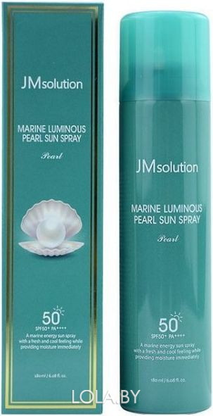 Солнцезащитный спрей с жемчугом JMsolution Marine Luminous Pearl Sun Protection Sun Spray SPF50+ PA+++