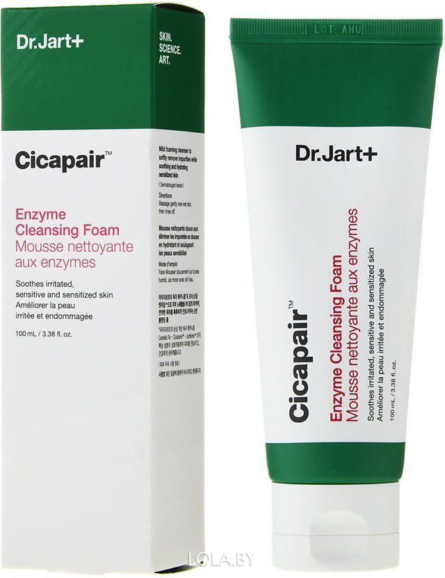 Энзимная пенка Dr.Jart для проблемной/чувствительной кожи Cicapair Enzyme Cleansing Foam 100 мл