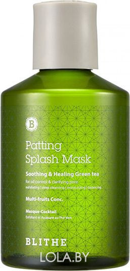 Сплэш-маска Blithe Зеленый Чай Patting Splash Mask Soothing & Healing Green Tea 70 мл