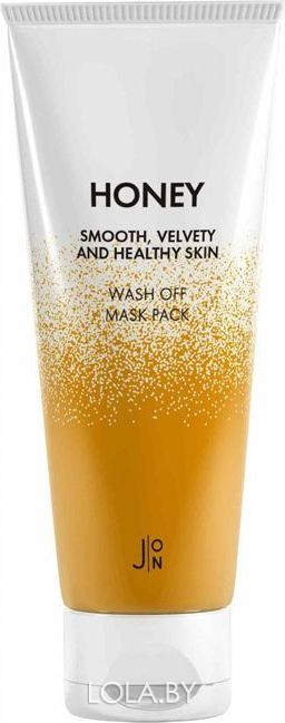 СРОК ГОДНОСТИ 10.03.2024 Маска для лица J:ON Мед Honey Smooth Velvety and Healthy Skin Wash Off Mask Pack 50 гр