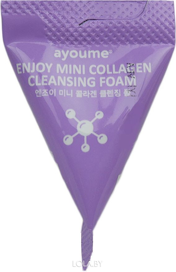 Пенка для умывания с коллагеном Ayoume Enjoy Mini Collagen Cleansing Foam 3 гр