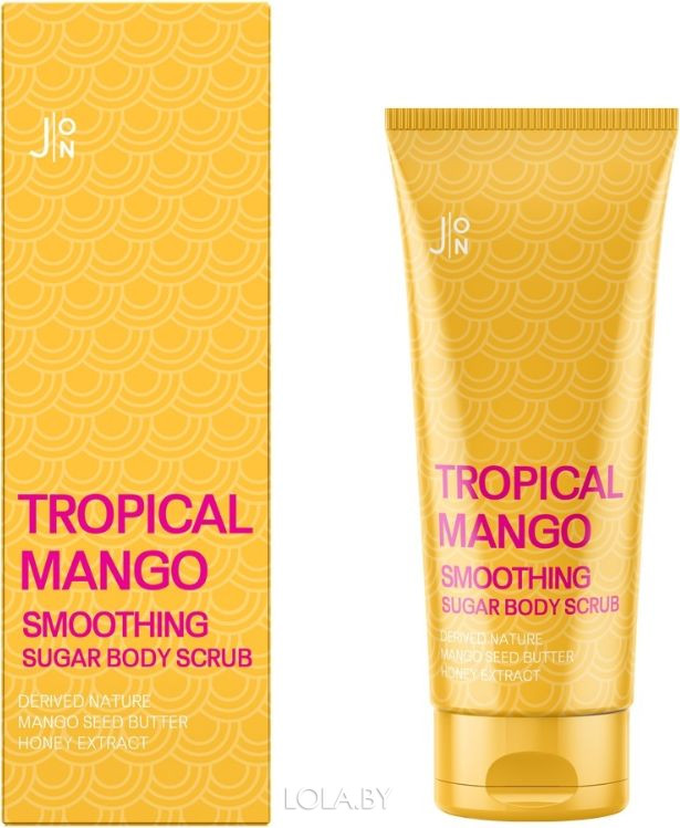 Скраб для тела J:ON МАНГО Tropical Mango Smoothing Sugar Body Scrub 250 гр