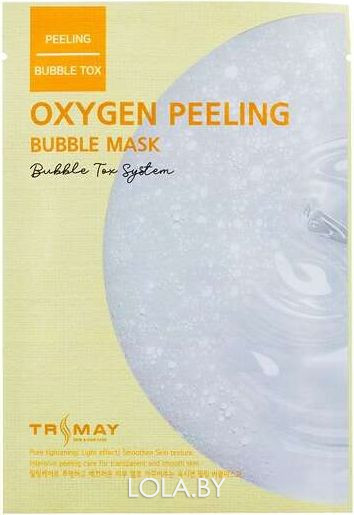 Тканевая кислородная маска для лица Trimay Oxygen Peeling Bubble Mask 27 мл