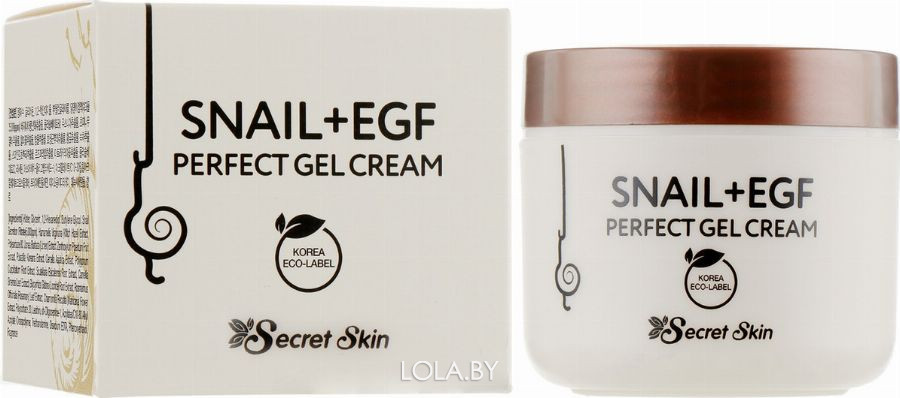 Крем для лица с экстрактом улитки Secret Skin SNAIL+EGF PERFECT GEL CREAM 50 гр