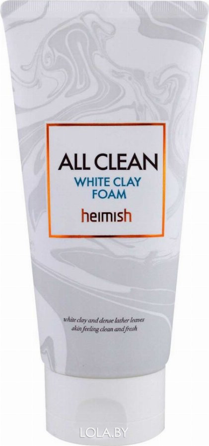 Глиняная пенка Heimish для глубокого очищения пор All Clean White Clay Foam 150 мл