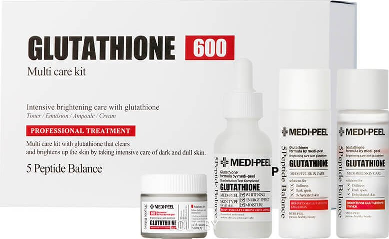 Набор Medi-Peel против пигментации Bio-Intense Gluthione 600 Multi Care Kit 30 мл+30 мл+30 мл+50 гр