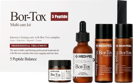 Набор Medi-Peel с эффектом ботокса Bor-Tox 5 Peptide Multi Care Kit 30 мл+30 мл+30 мл+50 мл