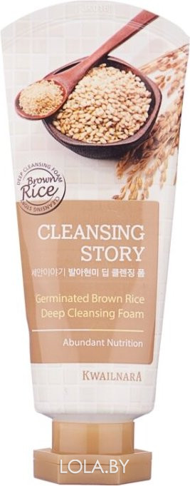 Пенка для умывания Welcos Cleansing Story Foam Cleansing Germinated Brown Rice 120гр