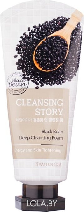 Пенка для умывания Welcos омолаживающая Cleansing Story Foam Cleansing Black Bean 120гг