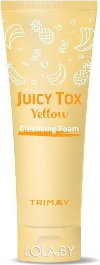 СРОК ГОДНОСТИ 22.08.2024 Пенка для умывания Trimay Juicy Tox Yellow Cleansing Foam 120 мл