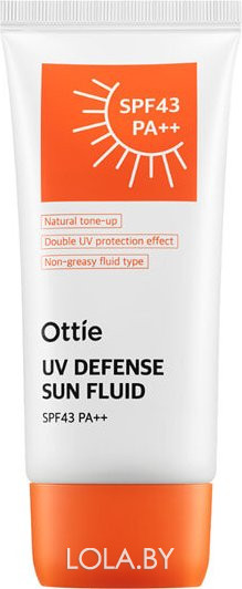 Солнцезащитный флюид Ottie UV Defense Sun Fluid SPF 43/ PA++ 50 мл
